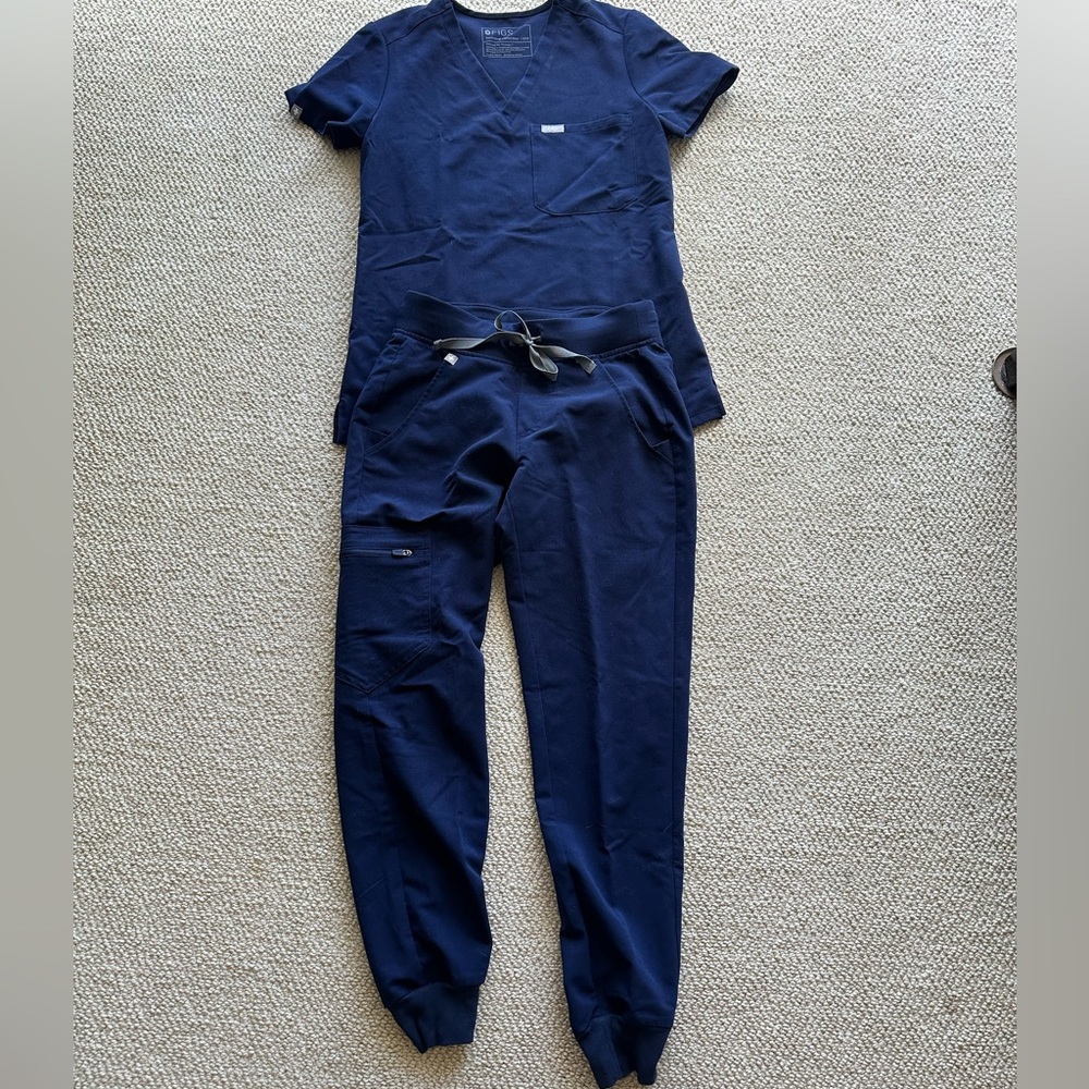 Figs Scrubs Navy Blue